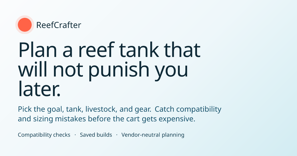 Privacy Policy — ReefCrafter